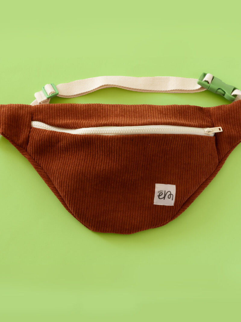 Vertigo - Banane velours cotelé marron