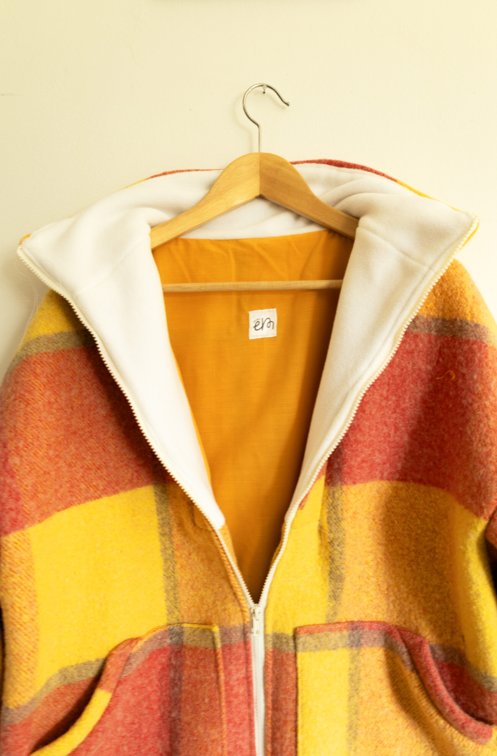 Veste oversize à carreaux rose - taille M – Image 4